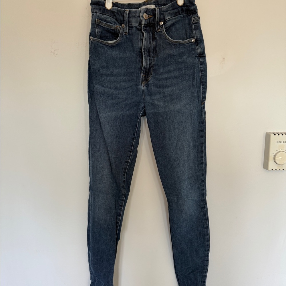 Good American Dark Blue Skinny Jeans